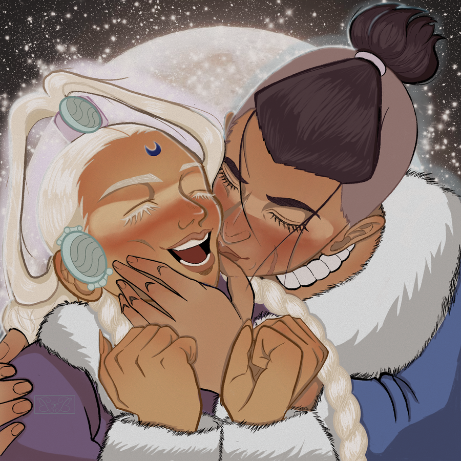 The Light Side of the Moon (Yue and Sokka from Avatar the Last Airbender) The Light Side of the Moon (Yue and Sokka from Avatar the Last Airbender)