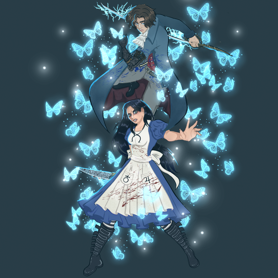 The Cerulean Palice (Alice from Alice:Madness Returns and P from Lies of P) The Cerulean Palice (Alice from Alice:Madness Returns and P from Lies of P)